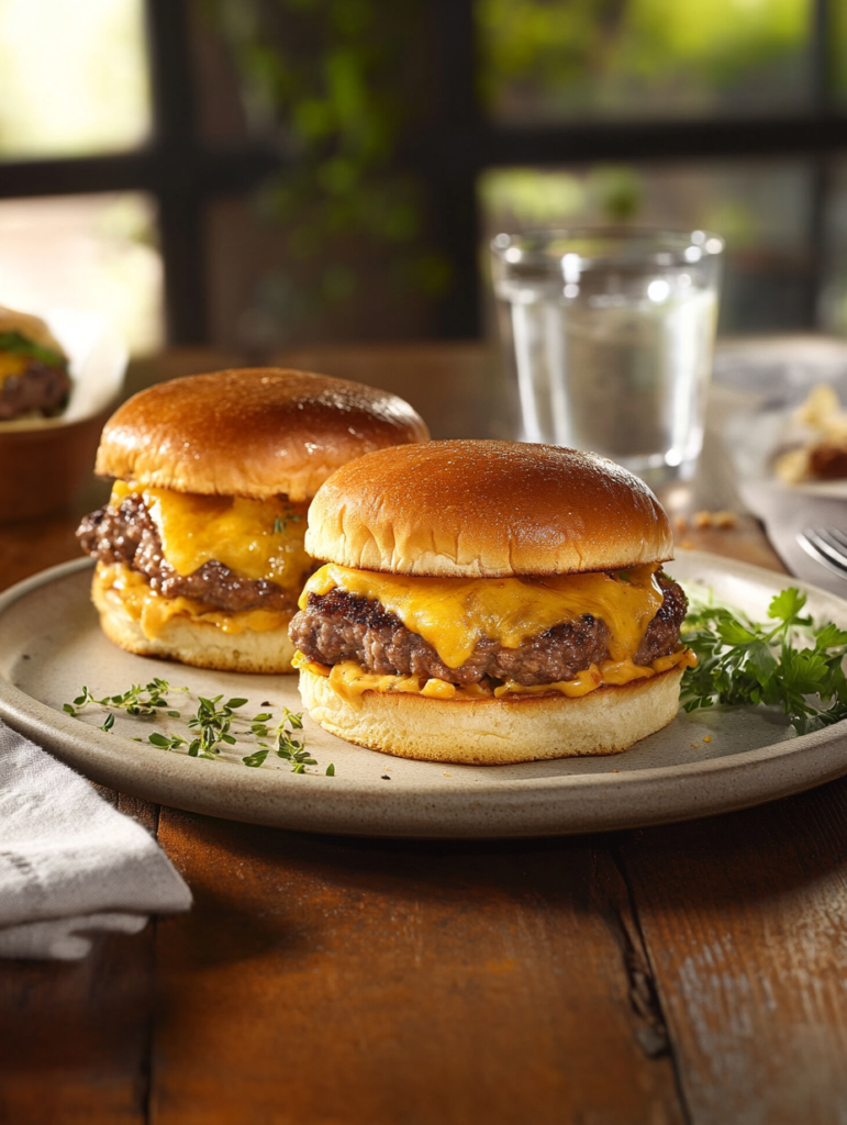 Beef ‘N Cheddar Sliders Recipe