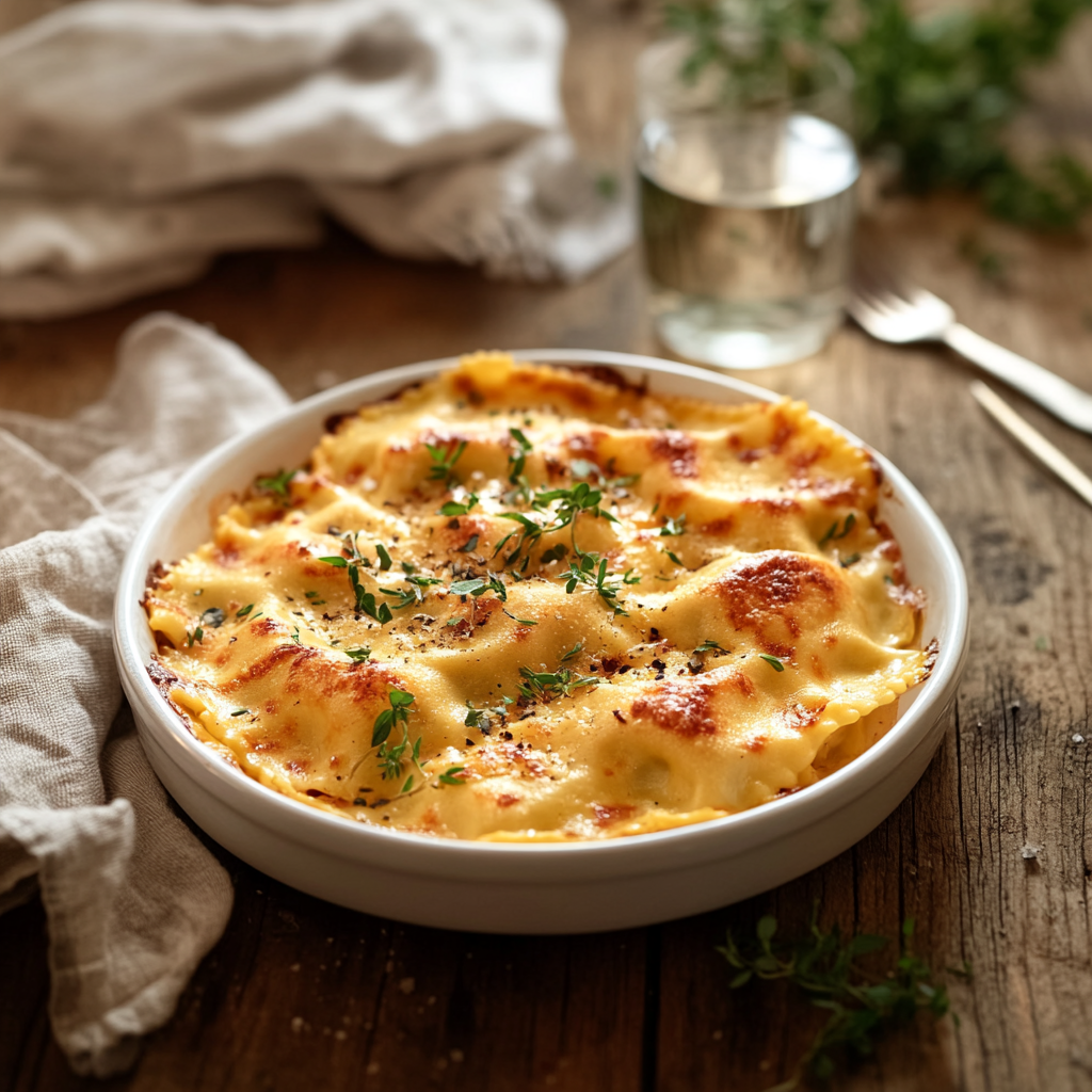 Easy Ravioli Casserole Recipe