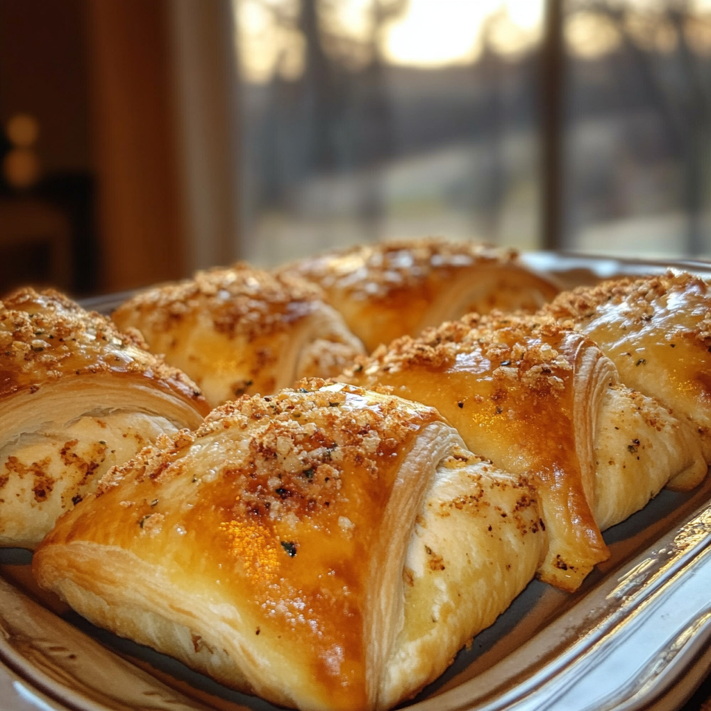 Crescent Roll Chicken Bundles