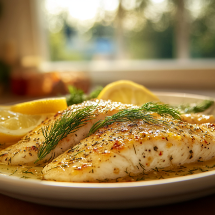 Lemon Dill Baked Tilapia