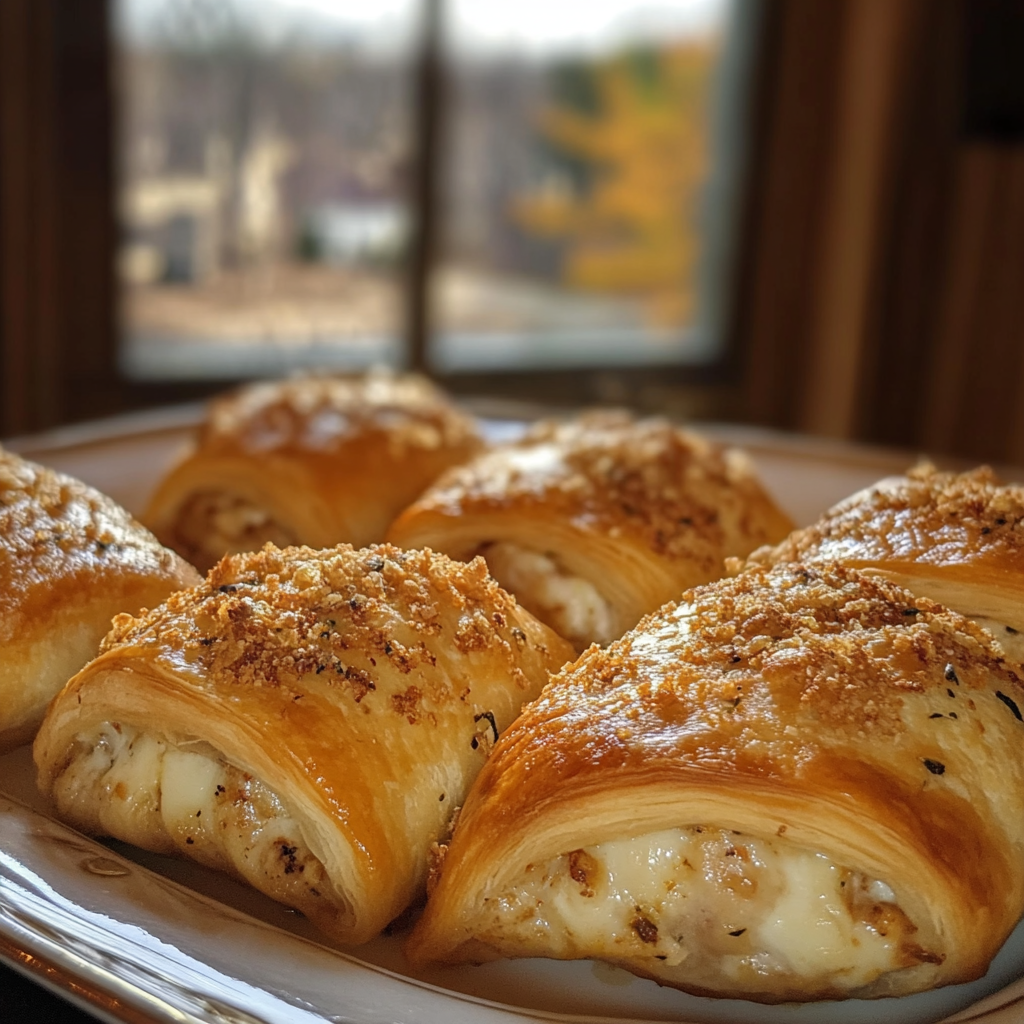 Crescent Roll Chicken Bundles
