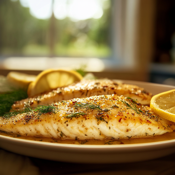 Lemon Dill Baked Tilapia