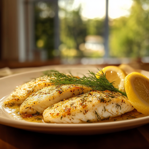 Lemon Dill Baked Tilapia