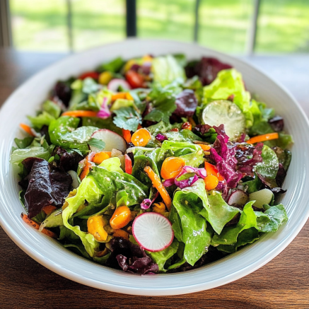 Fresh Garden Salad with Vinaigrette