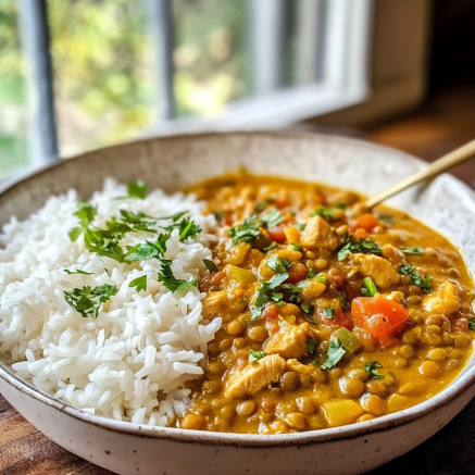 Easy Chicken or Lentil Curry