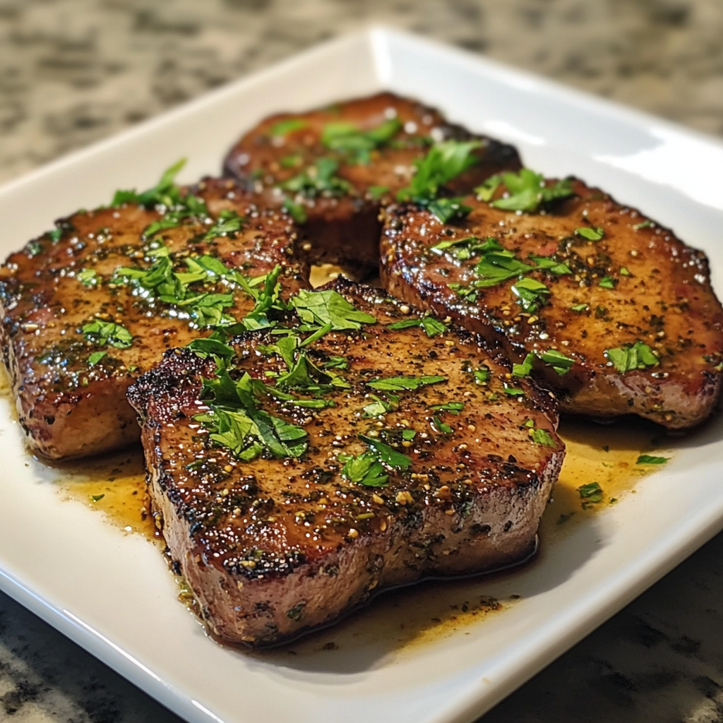 Herb Marinated Sirloin Steaks