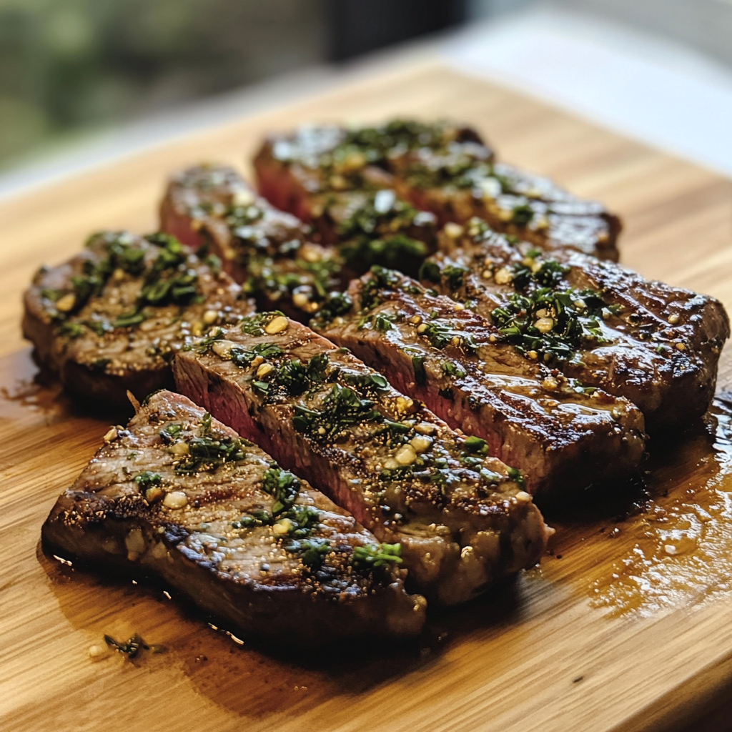 Herb Marinated Sirloin Steaks