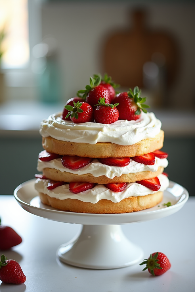 Strawberry Shortcake Cake