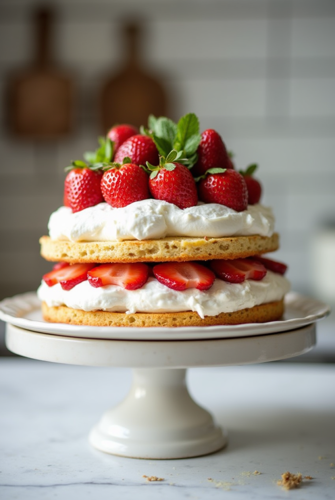 Strawberry Shortcake Cake