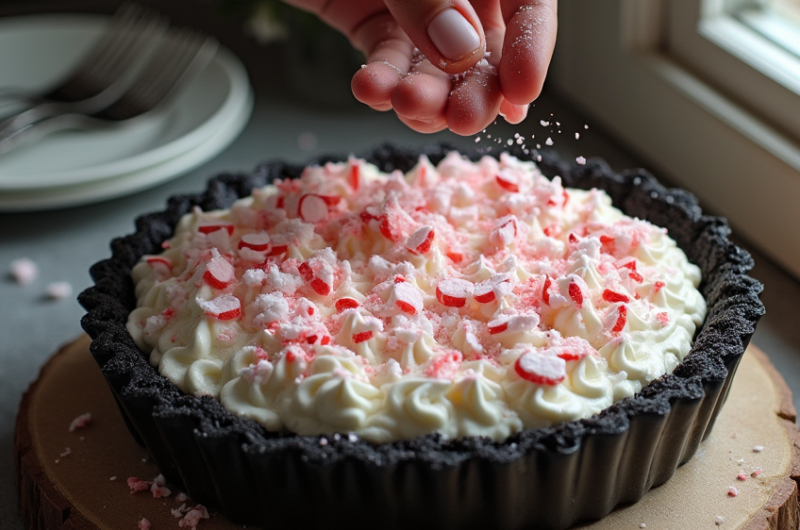 How to Make White Chocolate Peppermint Cheesecake Mousse Pie: A Sweet, Creamy Treat