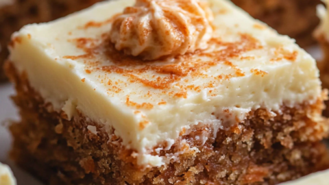 Carrot Cake Bars with Cream Cheese Frosting