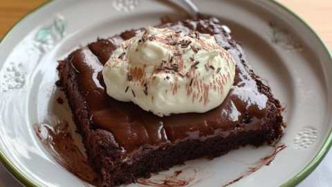 Gooey Chocolate Skillet Cake